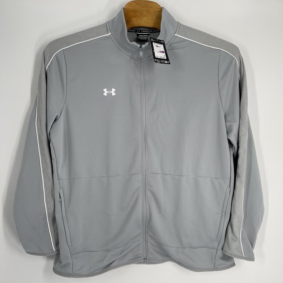 Men's Under Armour‎ UA COMMAND WARM-UP FULL-ZIP JACKET GRAY 13607132XL